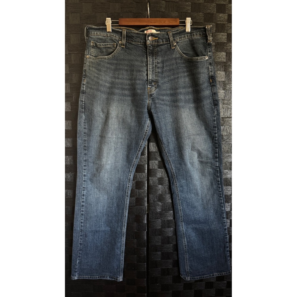 Signature by Levi Strauss Jeans Mens 38x32 Blue Bootcut Stretch